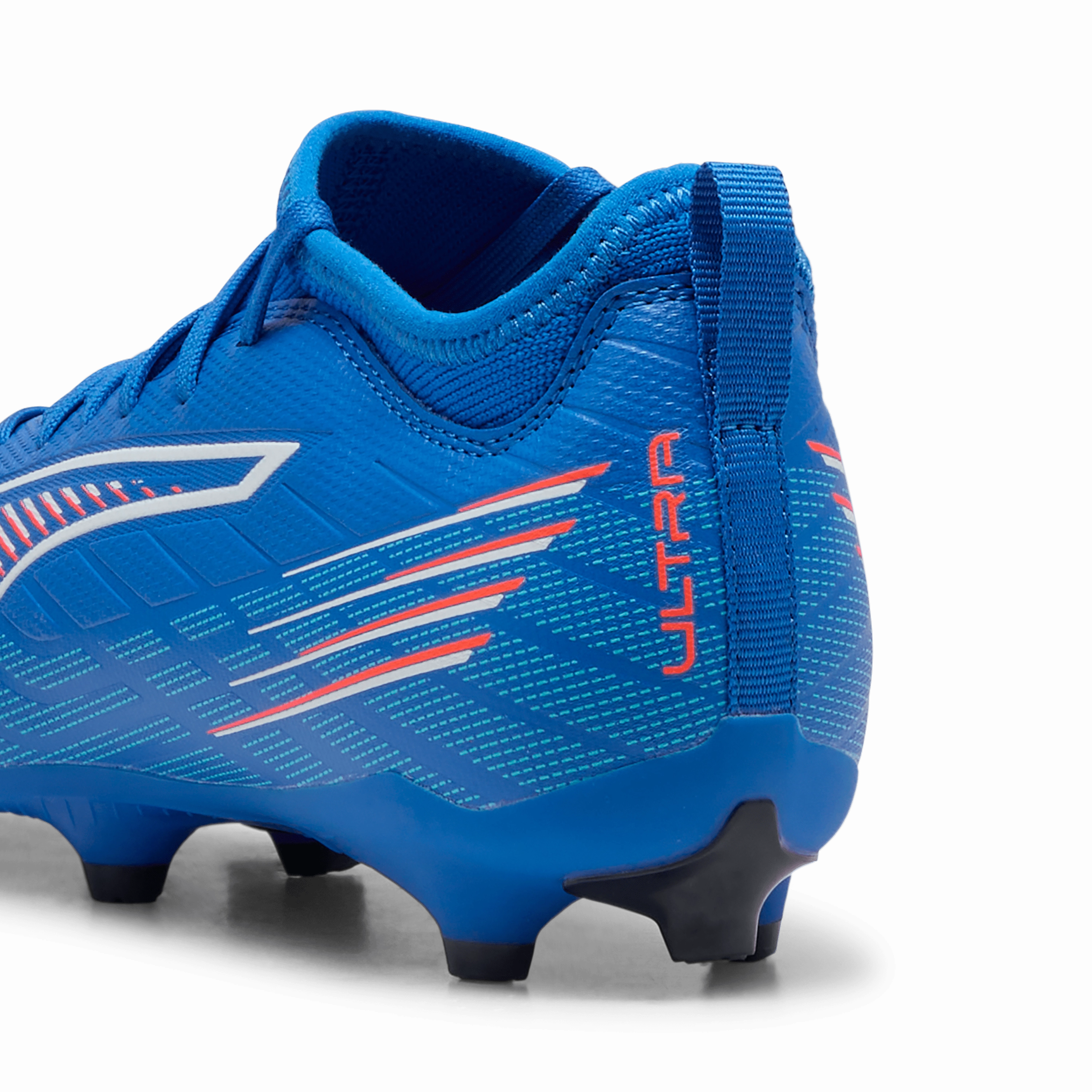 PUMA Ultra 6 Match FG/AG Firm/Multi-Ground Kids Soccer Cleats- Blue/White Hybrid Soccer Cleats