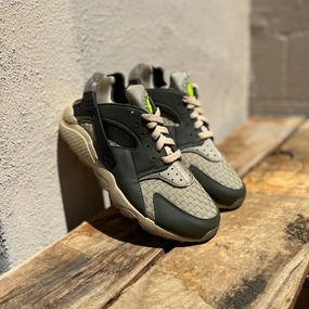 Nike Air Huarache Crater Cargo Khaki and Limestone Little Nike Shoes