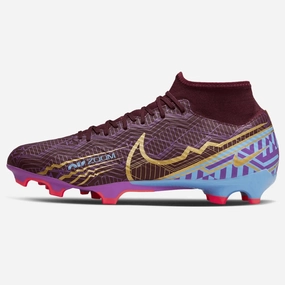 Nike Zoom Superfly 9 Academy KM FG-MG - Dark Beetroot-Gold Nike Inflicts Wrestling Shoes