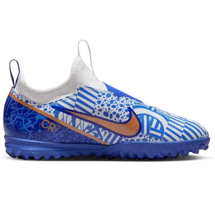 Nike Shoe Keyring Nike JR Zoom Vapor 15 Academy CR7 Turf - White-Metallic Copper