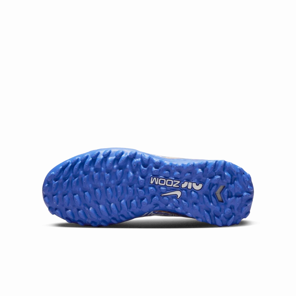 Cute Nike Tennis Shoes Nike JR Zoom Vapor 15 Academy CR7 Turf - White-Metallic Copper