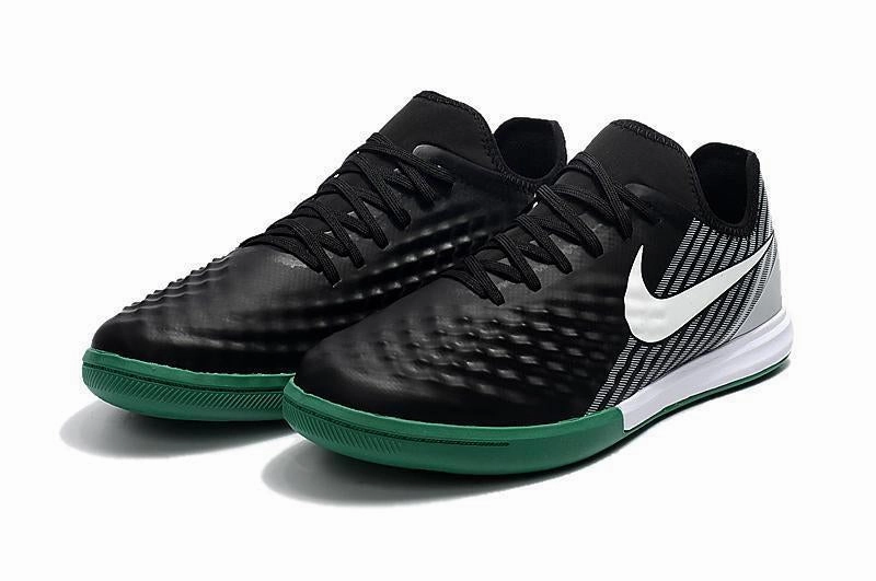 Nike MagistaX Finale II IC Soccer Shoes Green Black White Nike Dunk Low Retro Se Casual Shoes