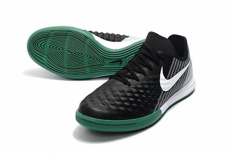Nike MagistaX Finale II IC Soccer Shoes Green Black White Nike Hiit Training Shoes
