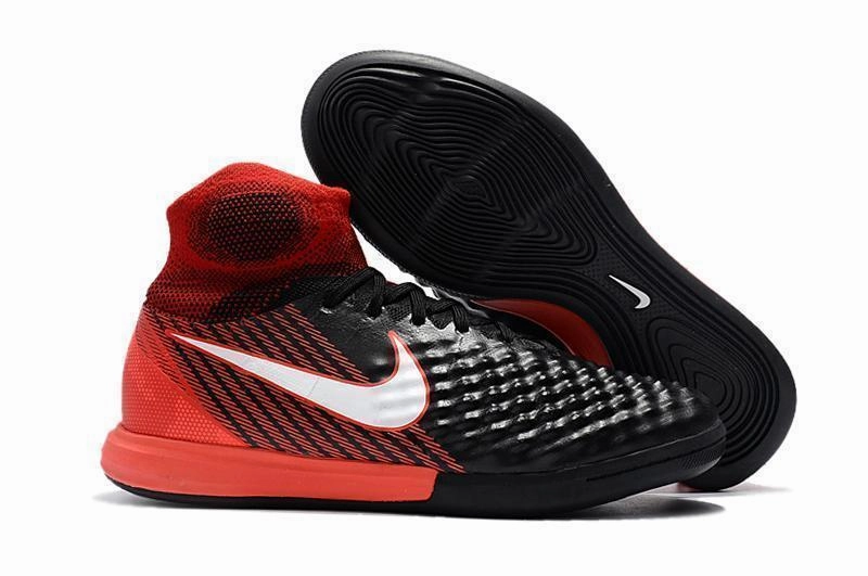 Nike Air Force One Basketball Shoes Nike MagistaX Proximo II IC Soccer Shoes Black White Crimson