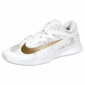 Nike Men's Air Zoom Vapor Pro 3 Magnolia - White/Metallic Gold Ladies Skechers Tennis Shoes