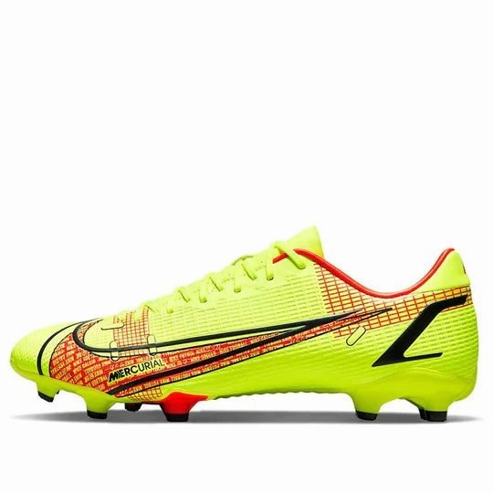 Nike Mercurial Vapor 14 Academy FG/MG Multi-Ground Soccer Cleats Volt/Bright Crimson Design A Nike Shoe