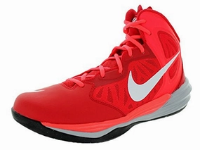 Nike Prime Hype DF Men Round Toe Synthetic Red Basketball Shoe Okc Thunder Basketball Shoes