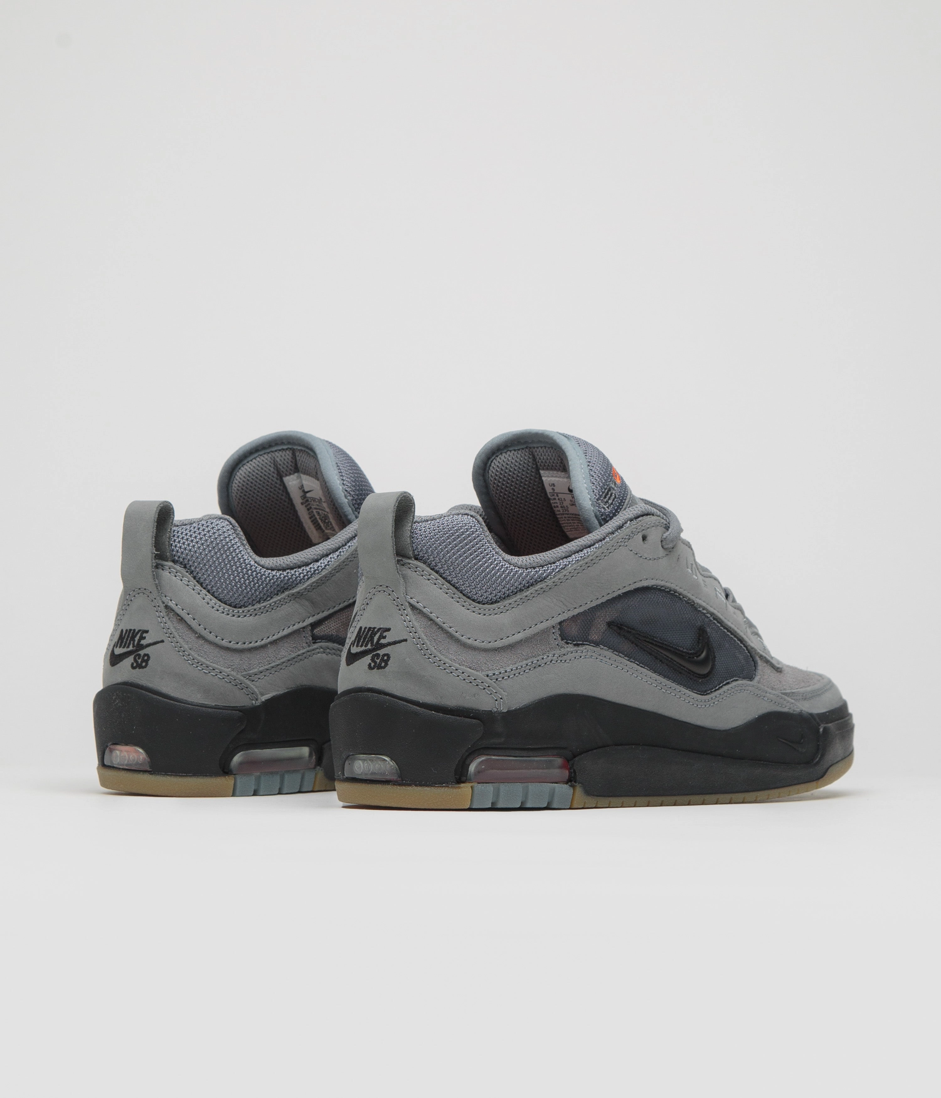 Nike SB Orange Label Air Max Ishod Shoes - Cool Grey / Black - Cool Grey - Dark Grey The Best Shoes Of Nike