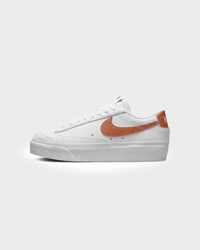 Nike Shoes With Backwards Swoosh Nike Women's Blazer Low Platform White/Metallic
