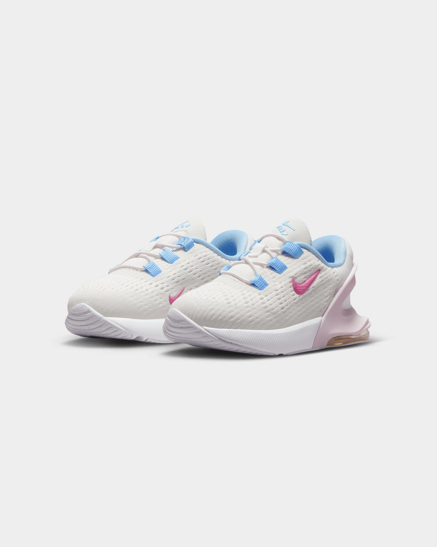 Nike Infants' Air Max 270 GO (TD) Summit White/Cobalt Blue/Pink Pulse Nike Shoe Builder