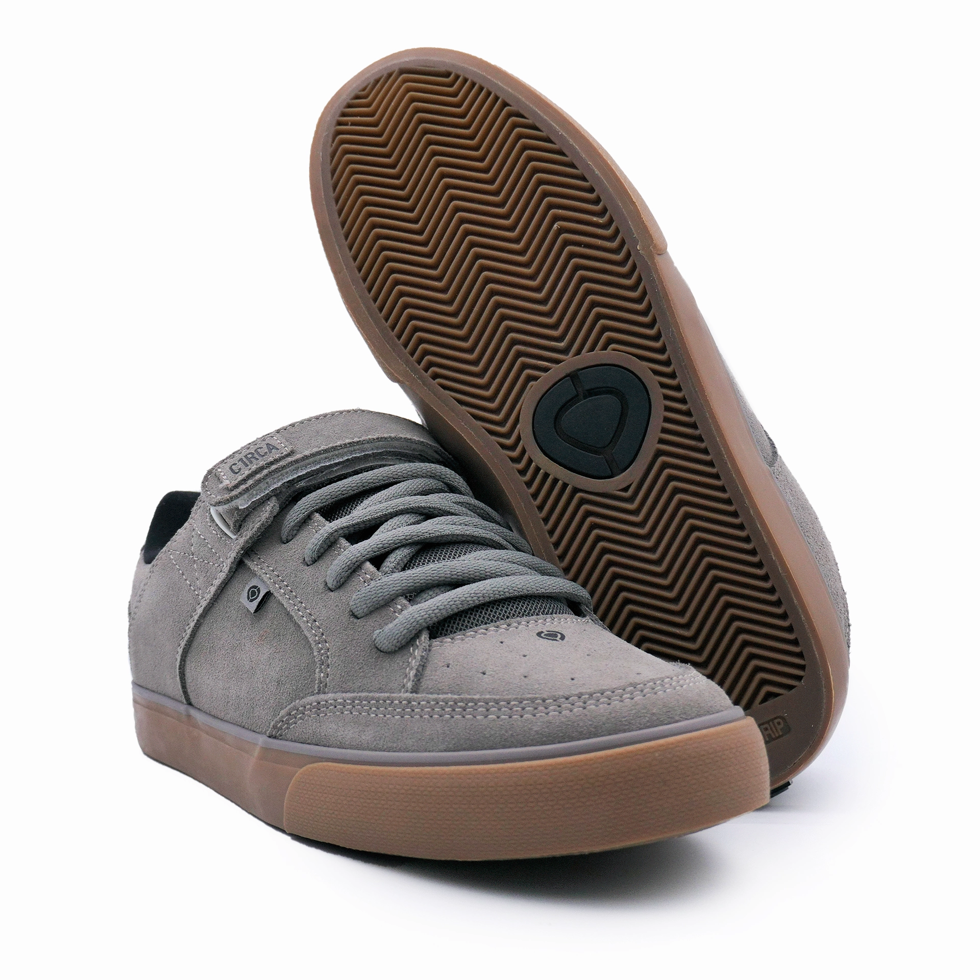 205 VULC-STEEPLE GREY/BLACK/GUM Mid Skate Shoe