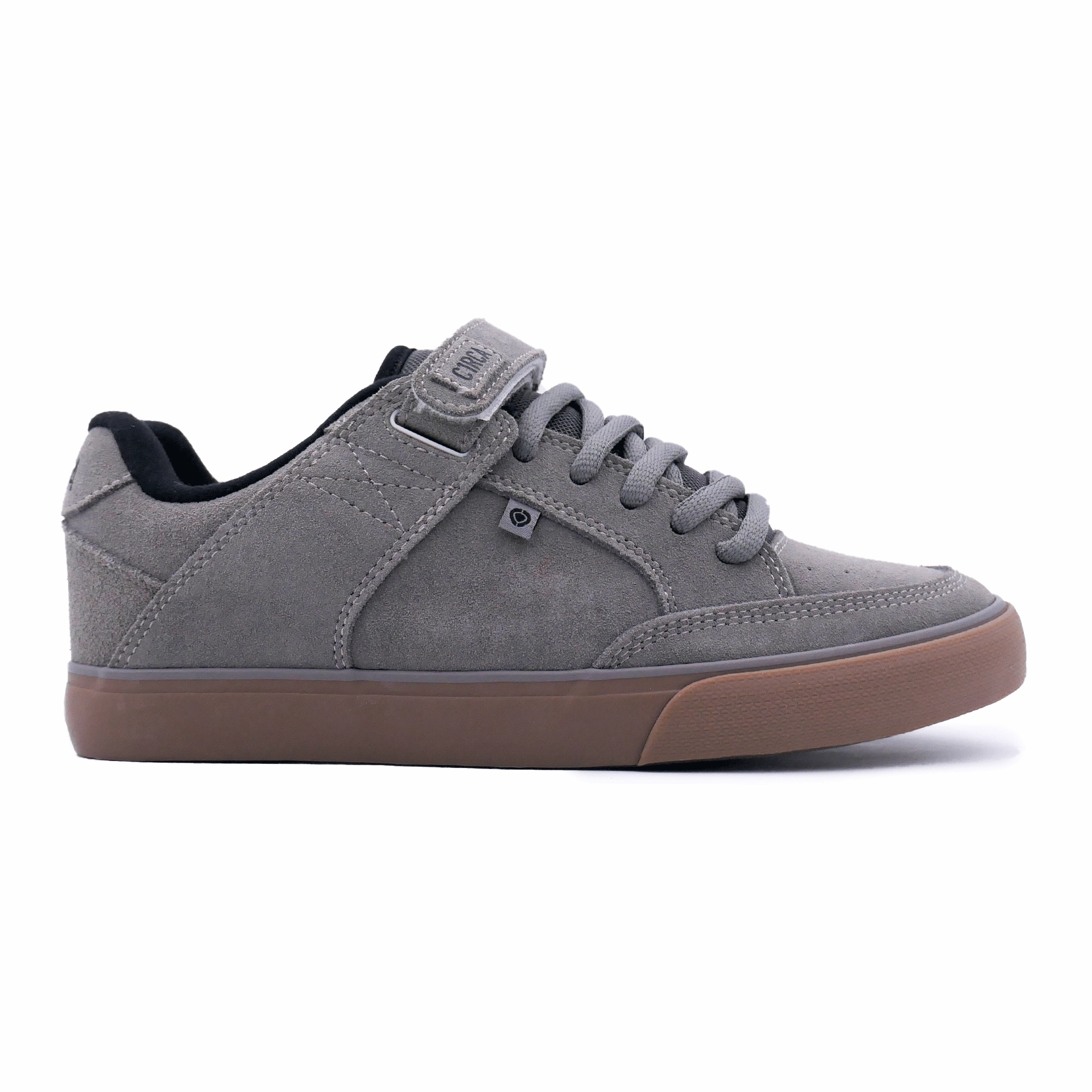 205 VULC-STEEPLE GREY/BLACK/GUM Skate Shoes With Thick Soles