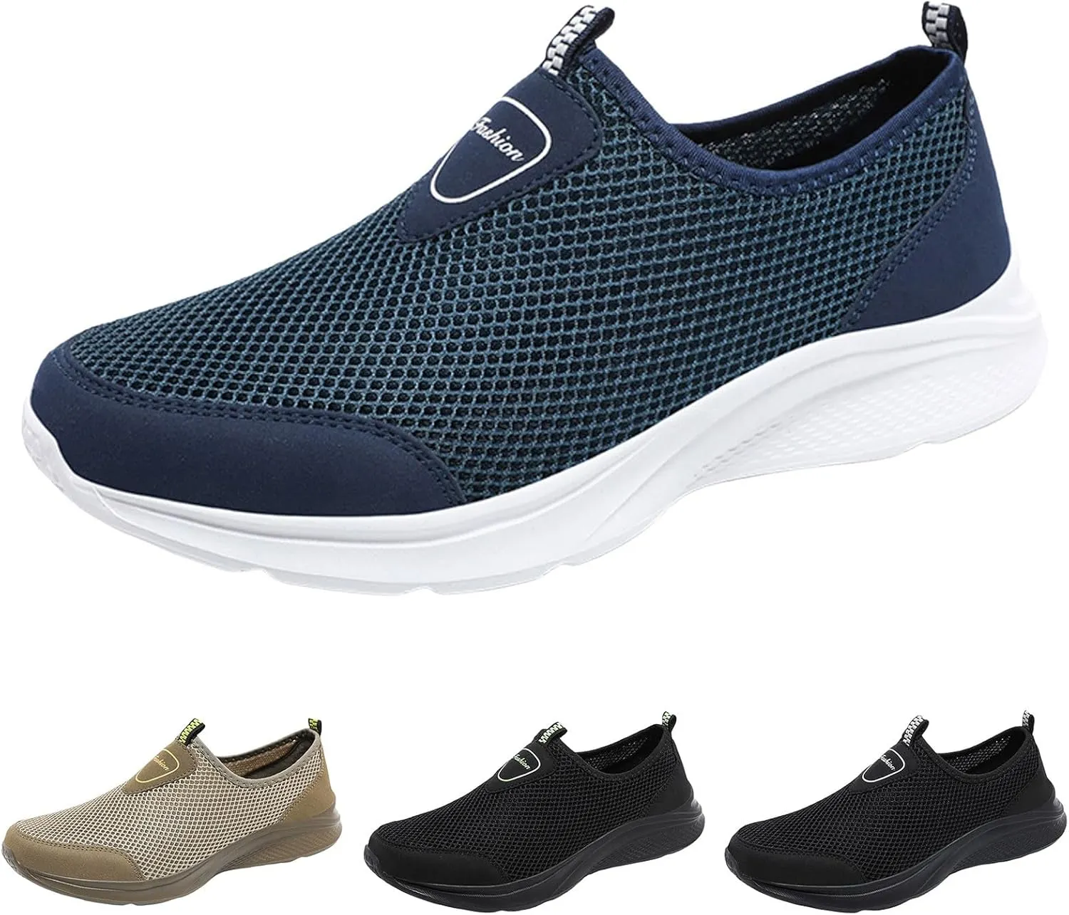 Men's Fashion Sneakers Men's Shoes Sneaker for Men Slip on Shoe for Men Comfortable Mesh Sneaker Dillards Sneakers