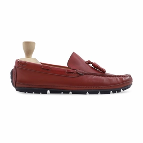 740 Casual Shoes Iguazu - Men's  Oxblood Calf Leather Driver Shoe