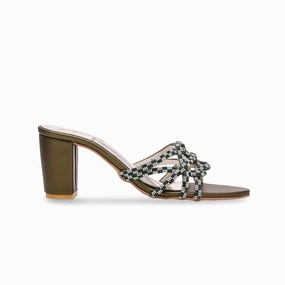 Barre Slippers Olive Fancy Slipper FN7835