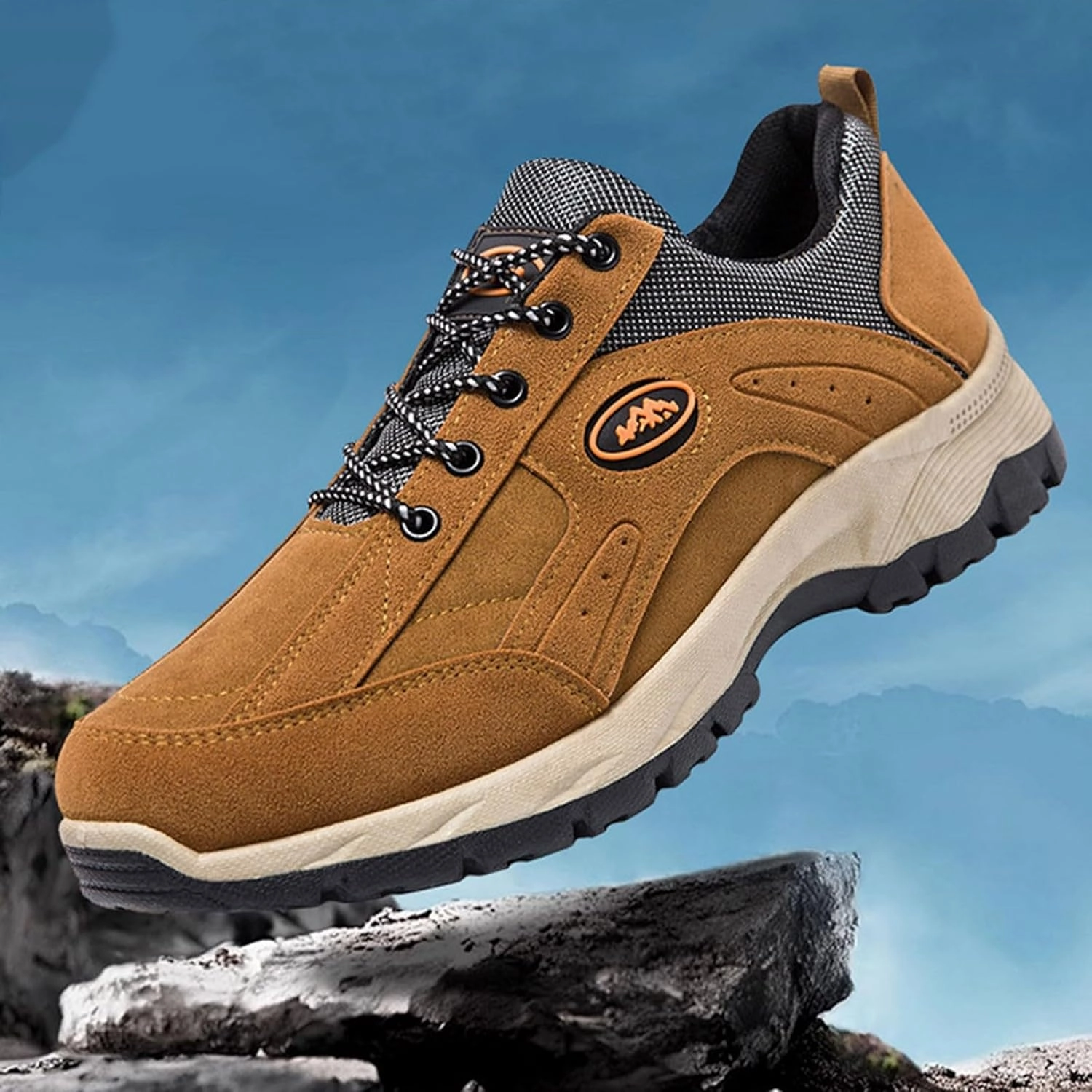 IWIHMIV Men's Running Shoes Walking Hiking Sneakers for Men Tennis Shoe Outdoor Mens Casual Workout Shoe Mens Athletic Shoes Running Shoe Sale Uk