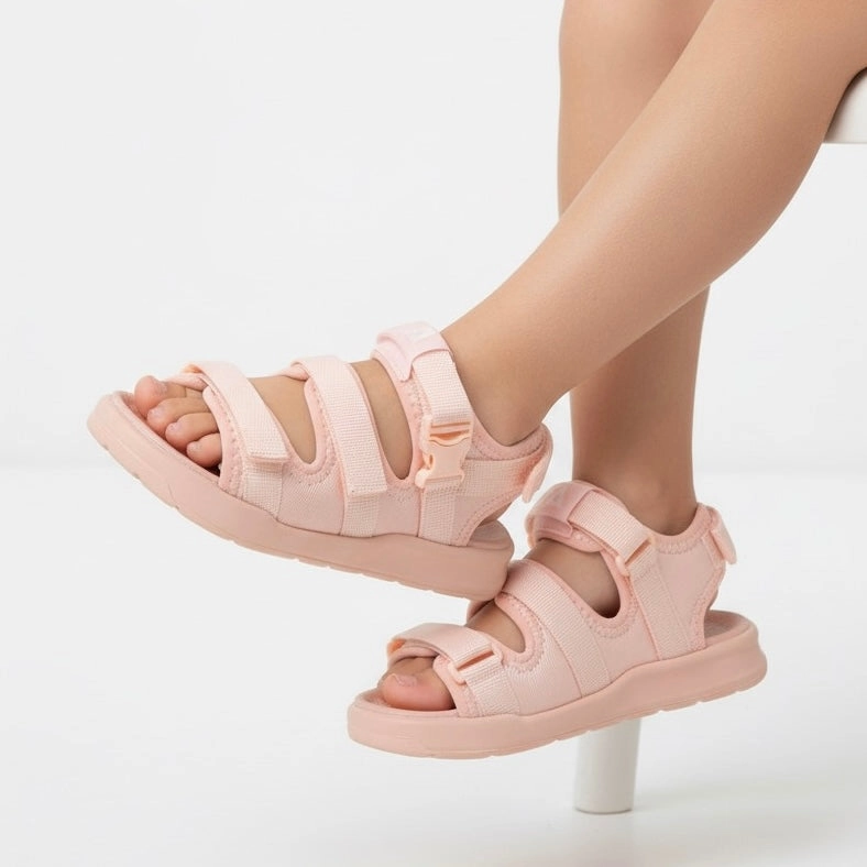 Kids 2 strap Cherry Flats Shoes