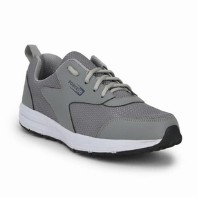 Project Rock 5 Adam Training Shoes Force 10 Sports Lacing Shoes For Men (Grey) SPRINT By Liberty