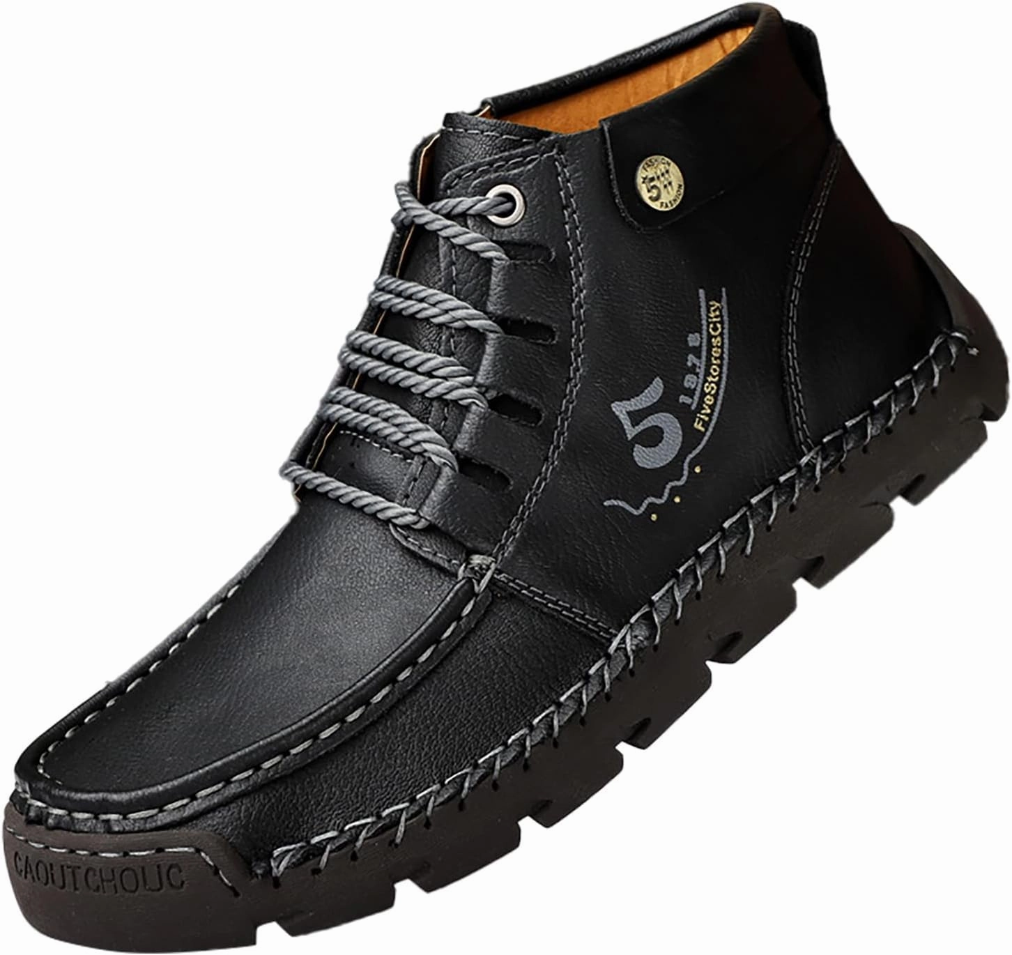 Men's British Large Casual Leather Handcrafted Foreign Trade Lace Up Sports Shoes Mens Slip on Sneaker Men's Shoes Men Shoes Trendy Casual Dress Shoes