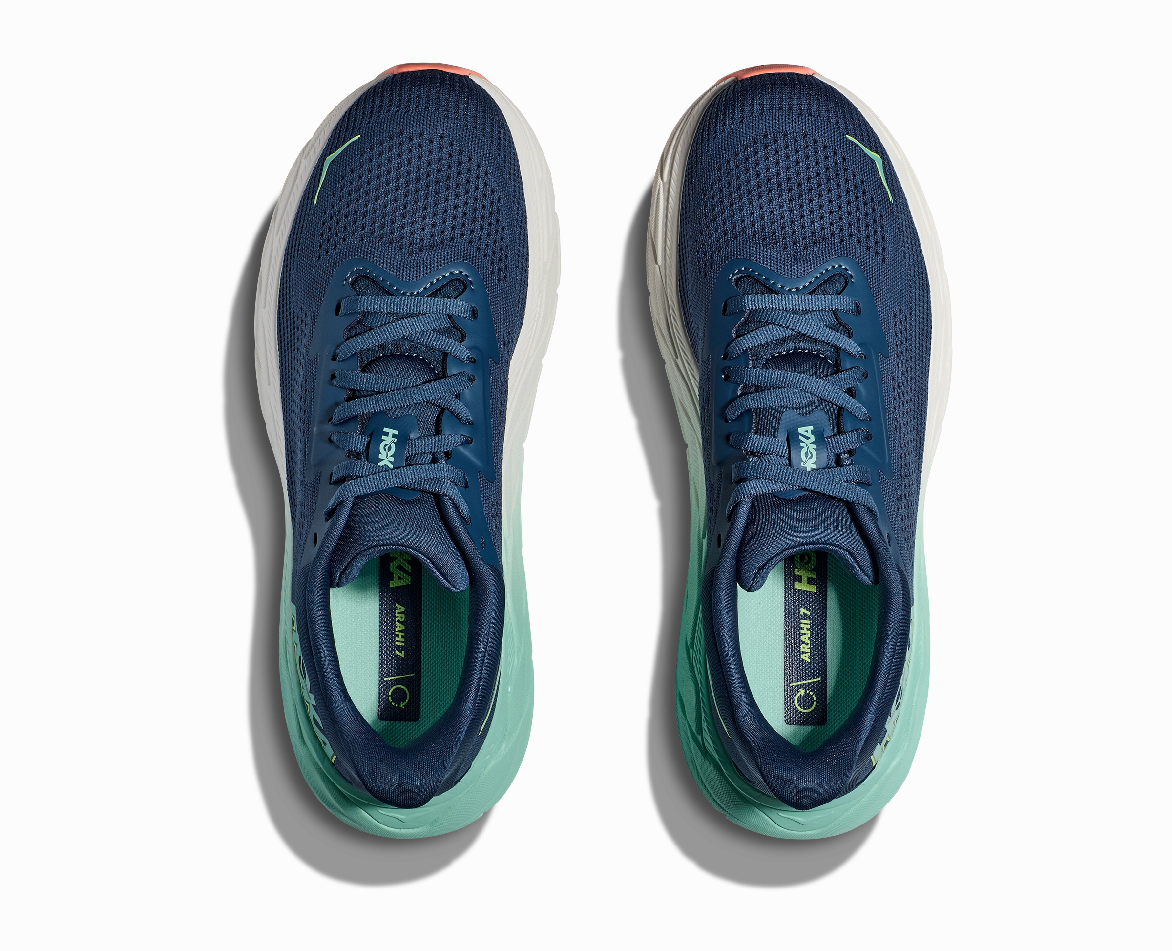 Ross Flat Shoes Hoka Womens Arahi 7 - Midnight/Seafoam (1147851-MSF)