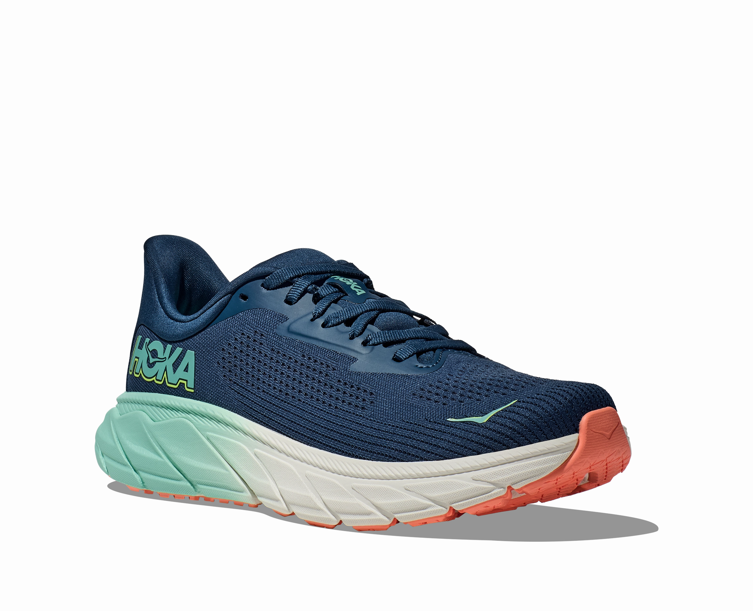 Formal Shoes Flat Hoka Womens Arahi 7 - Midnight/Seafoam (1147851-MSF)