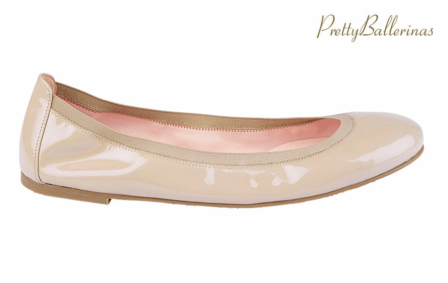Pb Lolly Nude Flat Shoes Ribbon