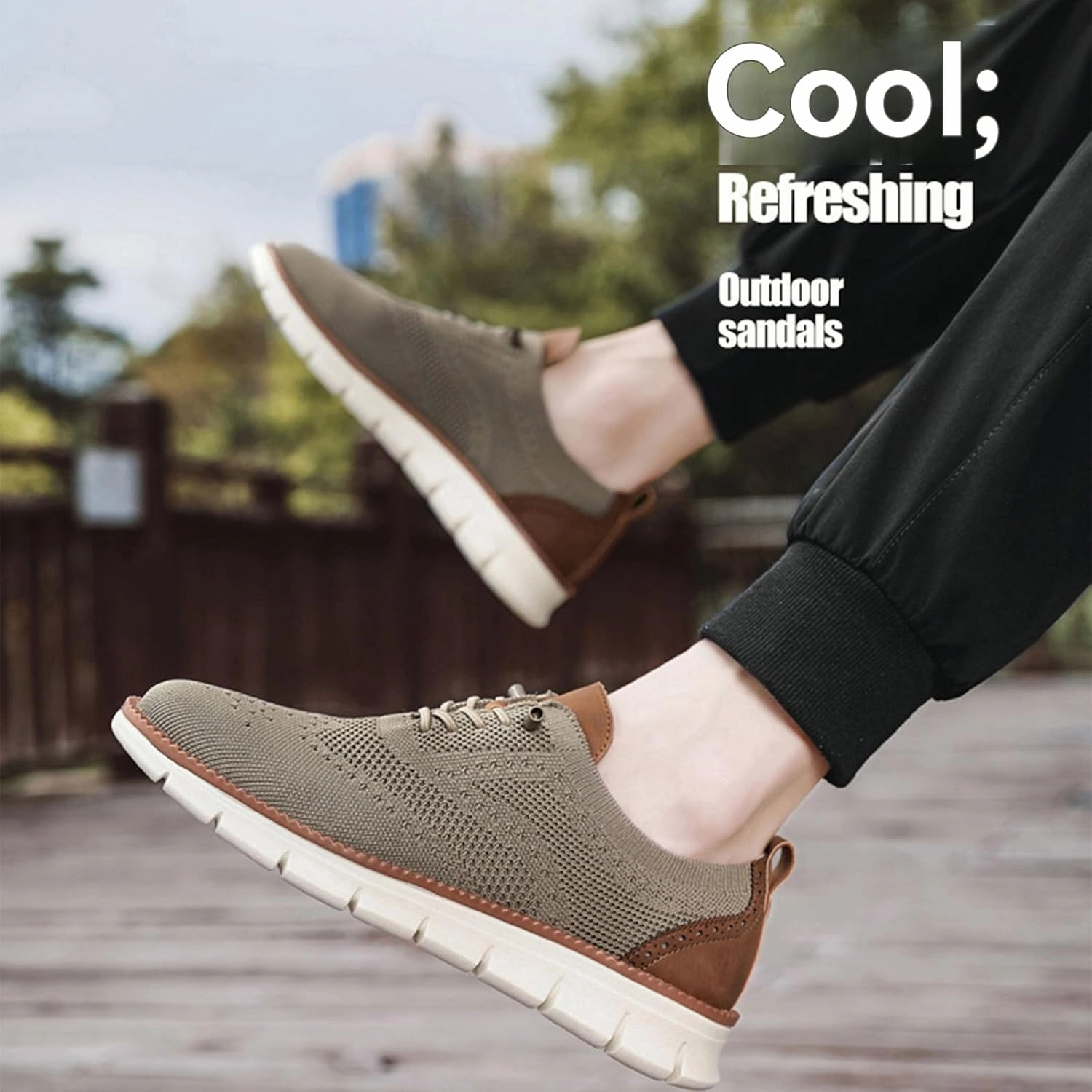 Mens Breeze Oxfords Lace Up Lightweight Comfortable Dress Mesh Sneakers Extra Wide Business Casual Walking Urban Smart Business Casual Shoes