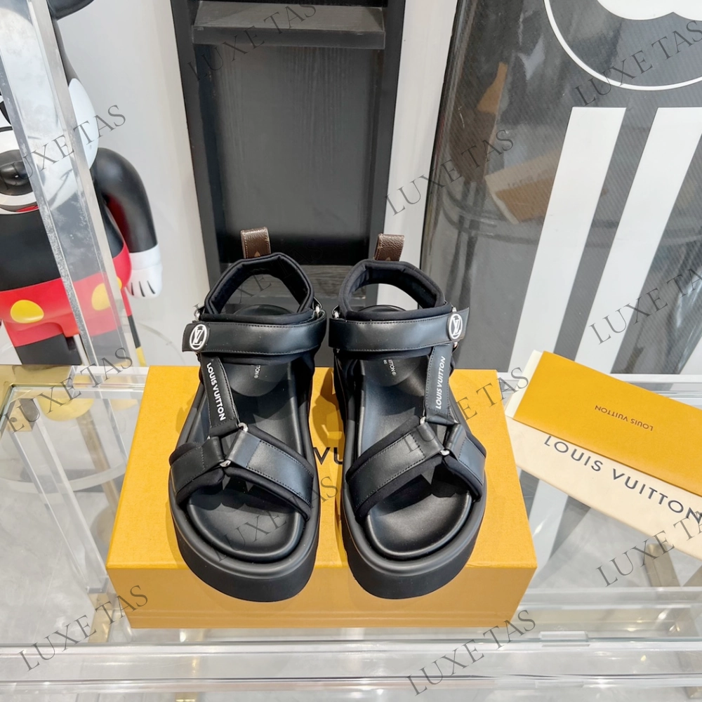 Pool Pillow Flat Comfort Sandal Black Designer Slides & Sandals for Women Flat Chunky Shoes