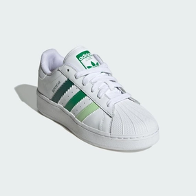 SUPERSTAR XLG SHOES - Cloud White / Collegiate Green / Green Predator Adidas Shoes