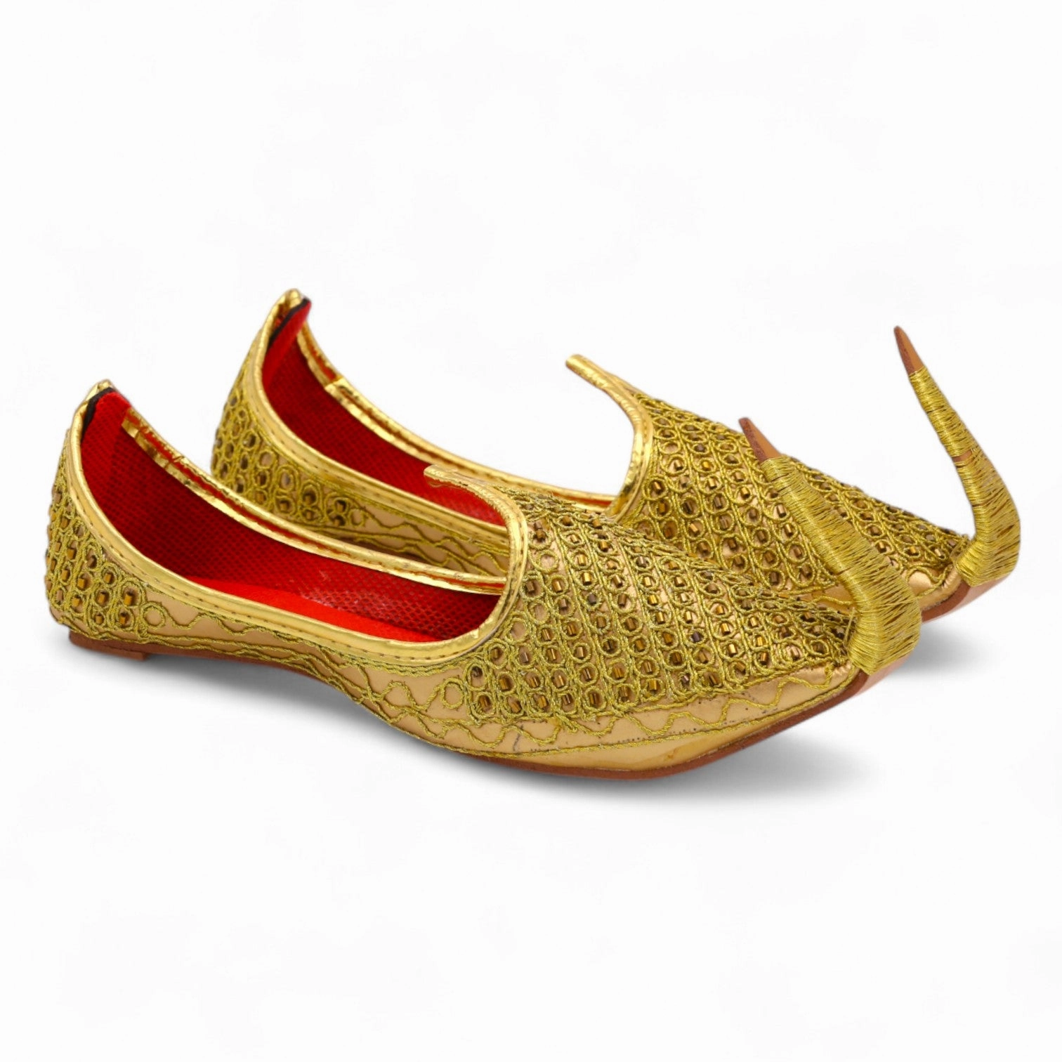 M0774 kids khussa China Flats Shoes