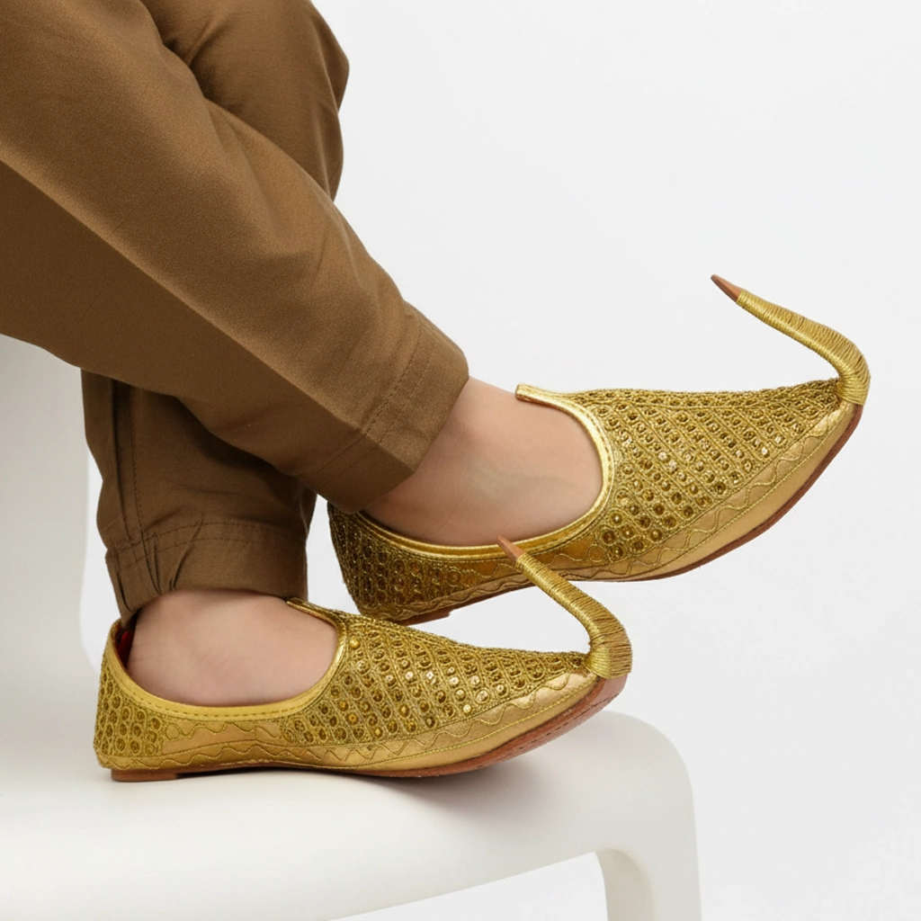 Comfortable Dressy Flat Shoes M0774 kids khussa