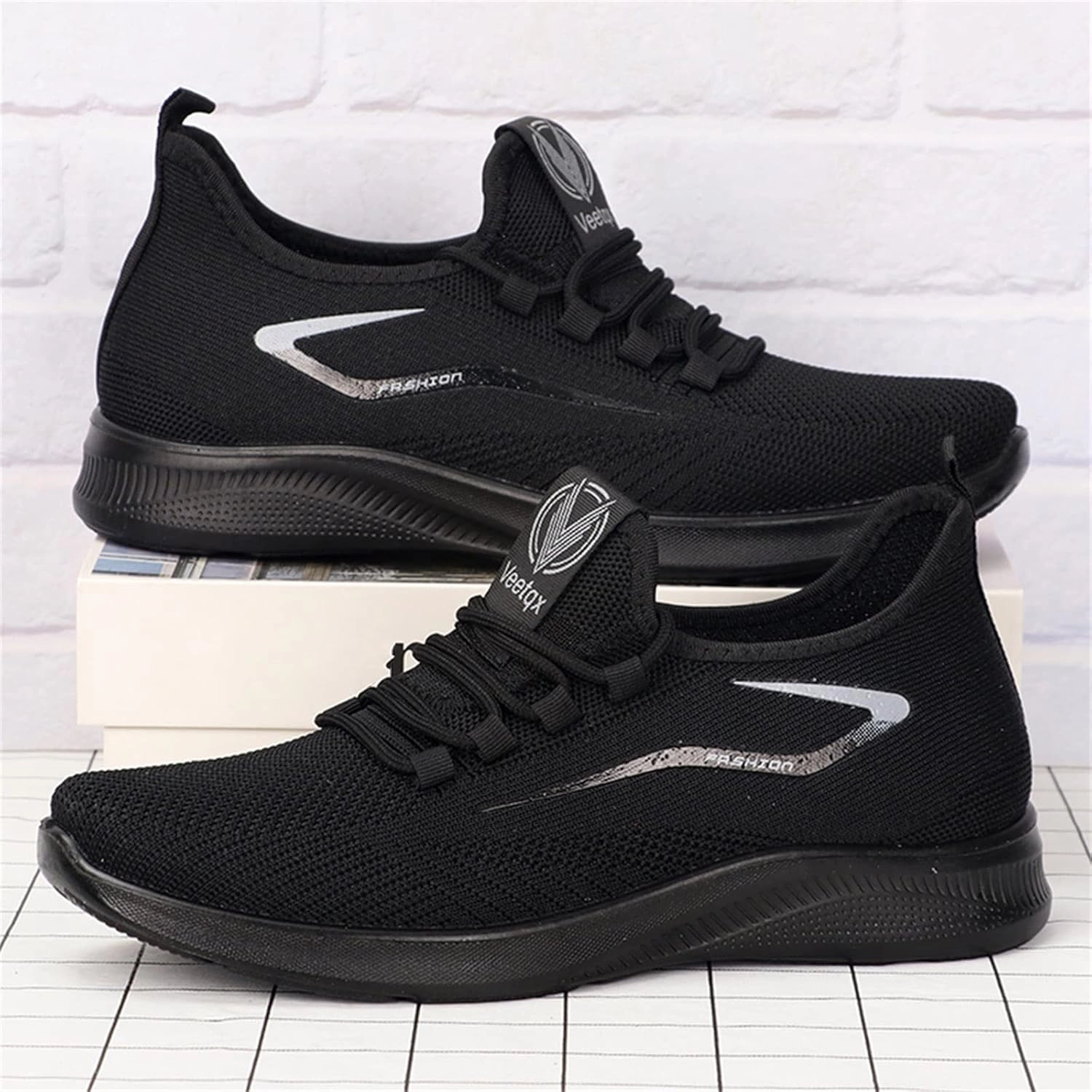 IWIHMIV Men Walking Shoes Mens Athletic Shoes Men Casual Sneakers Men's Running Shoes Tennis Shoes Breathable Non Slip Sneakers Vapor Running Shoes