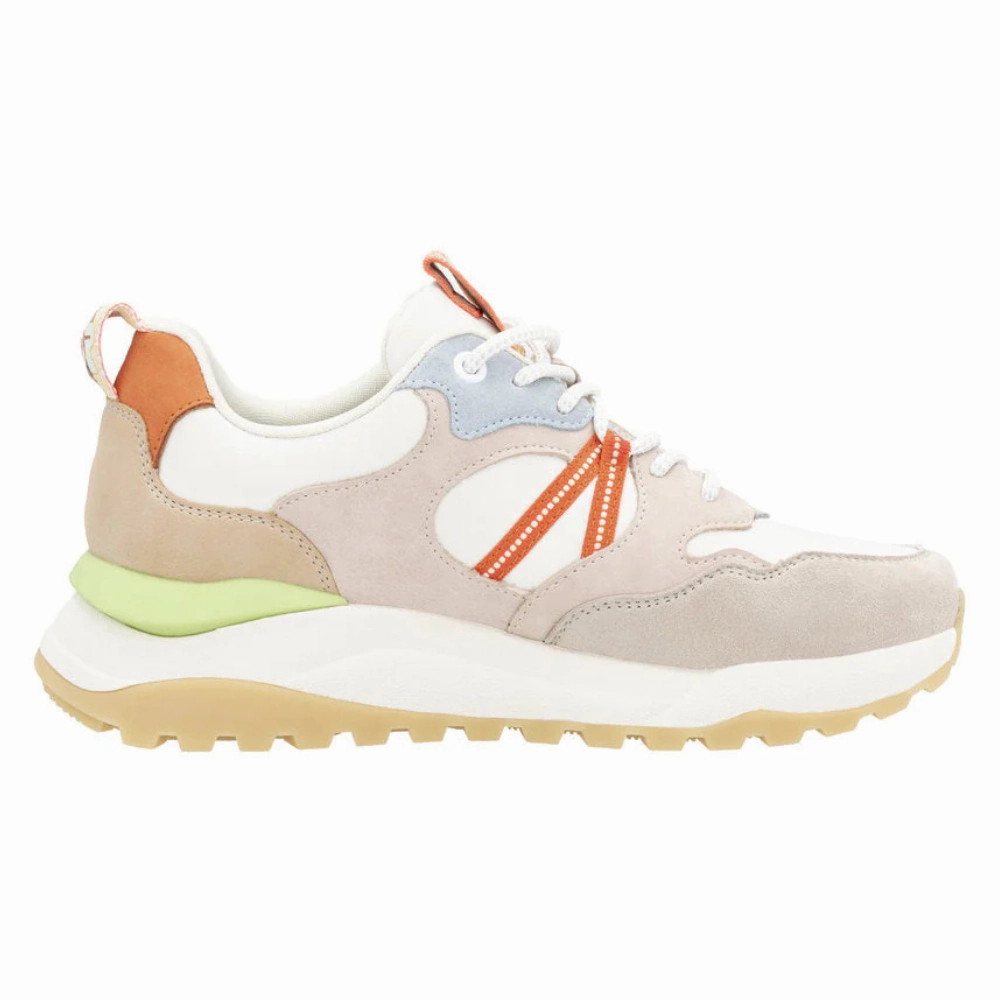 Rieker Akilah 01 Light Blue/White Sneaker (Women's) For Metatarsal Problems Walking