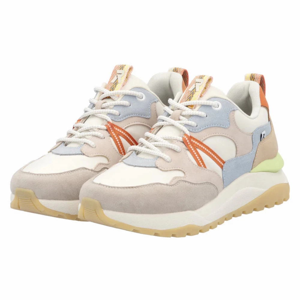 Best Cushioned Walking Rieker Akilah 01 Light Blue/White Sneaker (Women's)