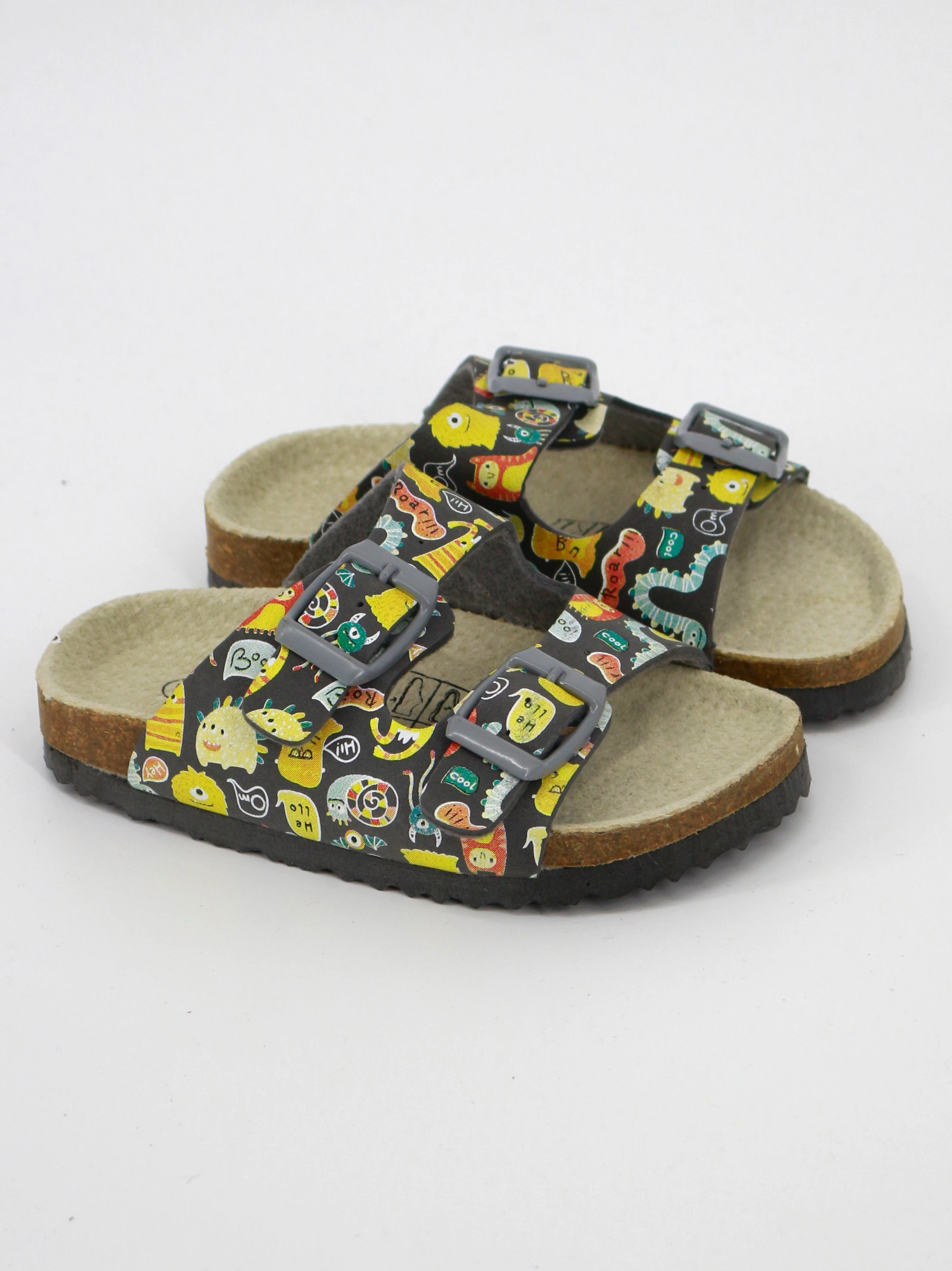 Expensive Slides Kids Boy Graphic Printed Slide,Multi