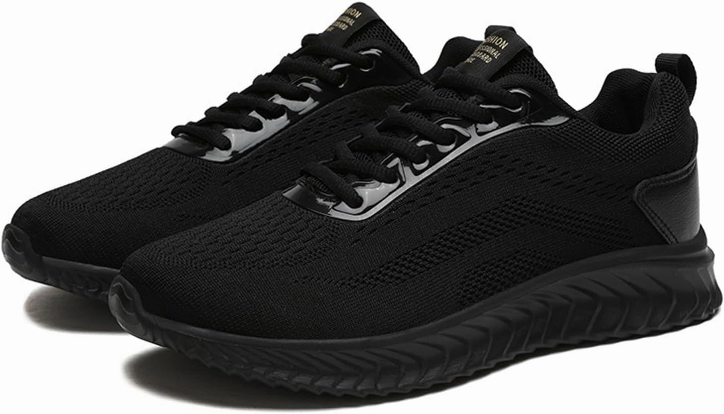 IWIHMIV Men's Breathable Tennis Shoe Lightweight Walking Shoes Thick Bottom Soft Sole Non Slip Running Shoes Journey Run Shoes