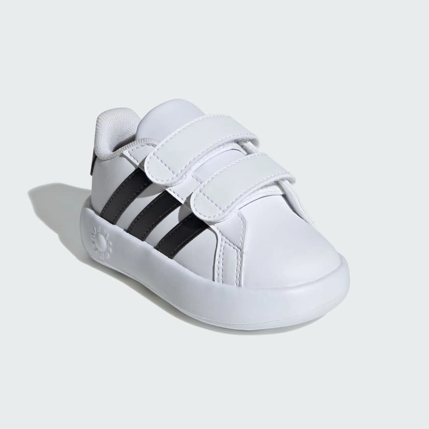 Banned Adidas Running Shoes Adidas Kids Grand Court 2.0 White/Black Shoes