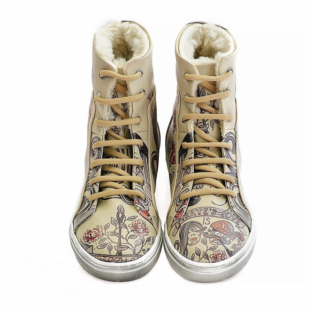 Euro Hiker Hiking Boots Pirates Love Short Boots JAS110