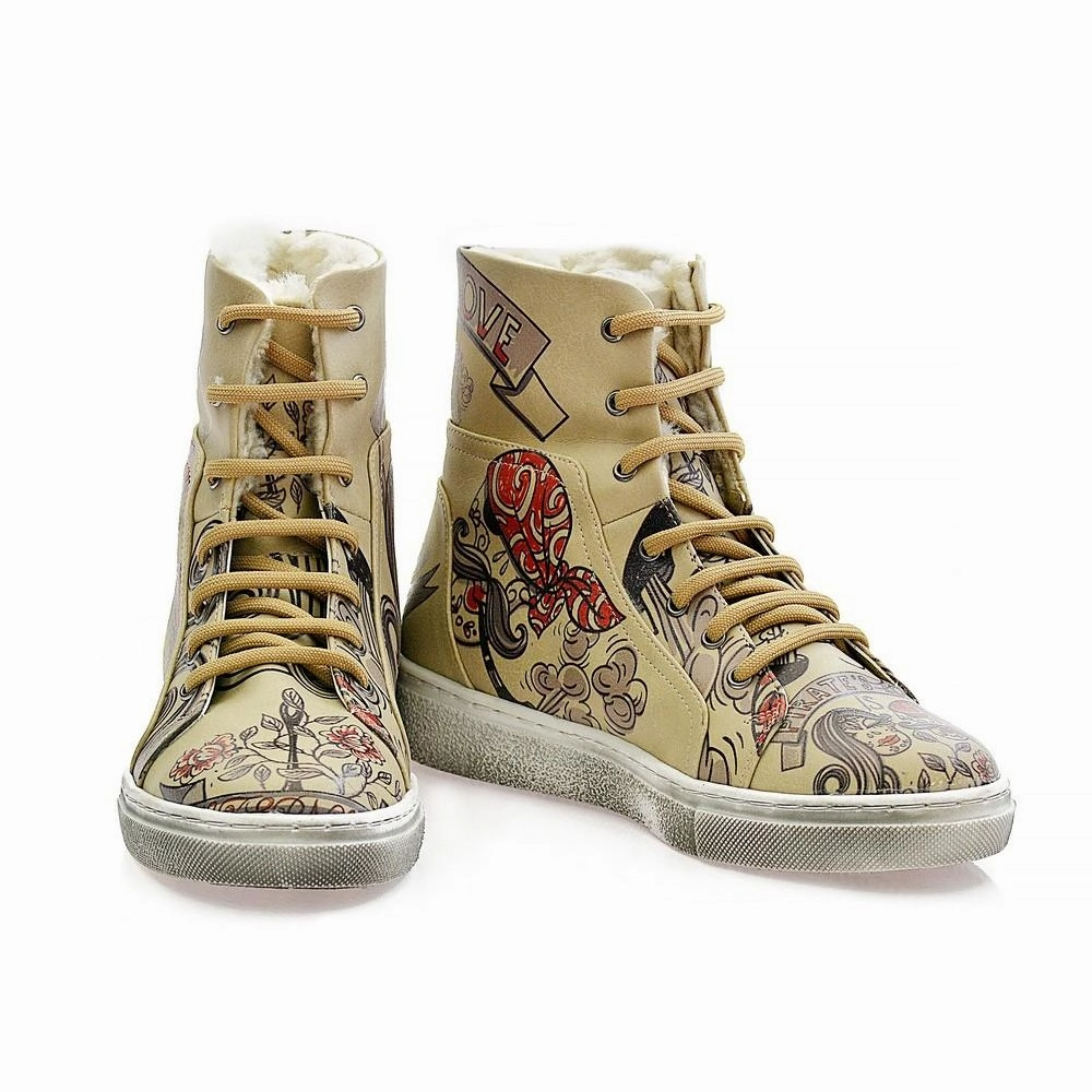 Manoa Boots Pirates Love Short Boots JAS110