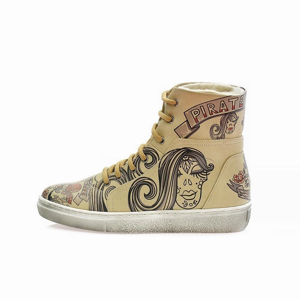 Unisex Boots Pirates Love Short Boots JAS110