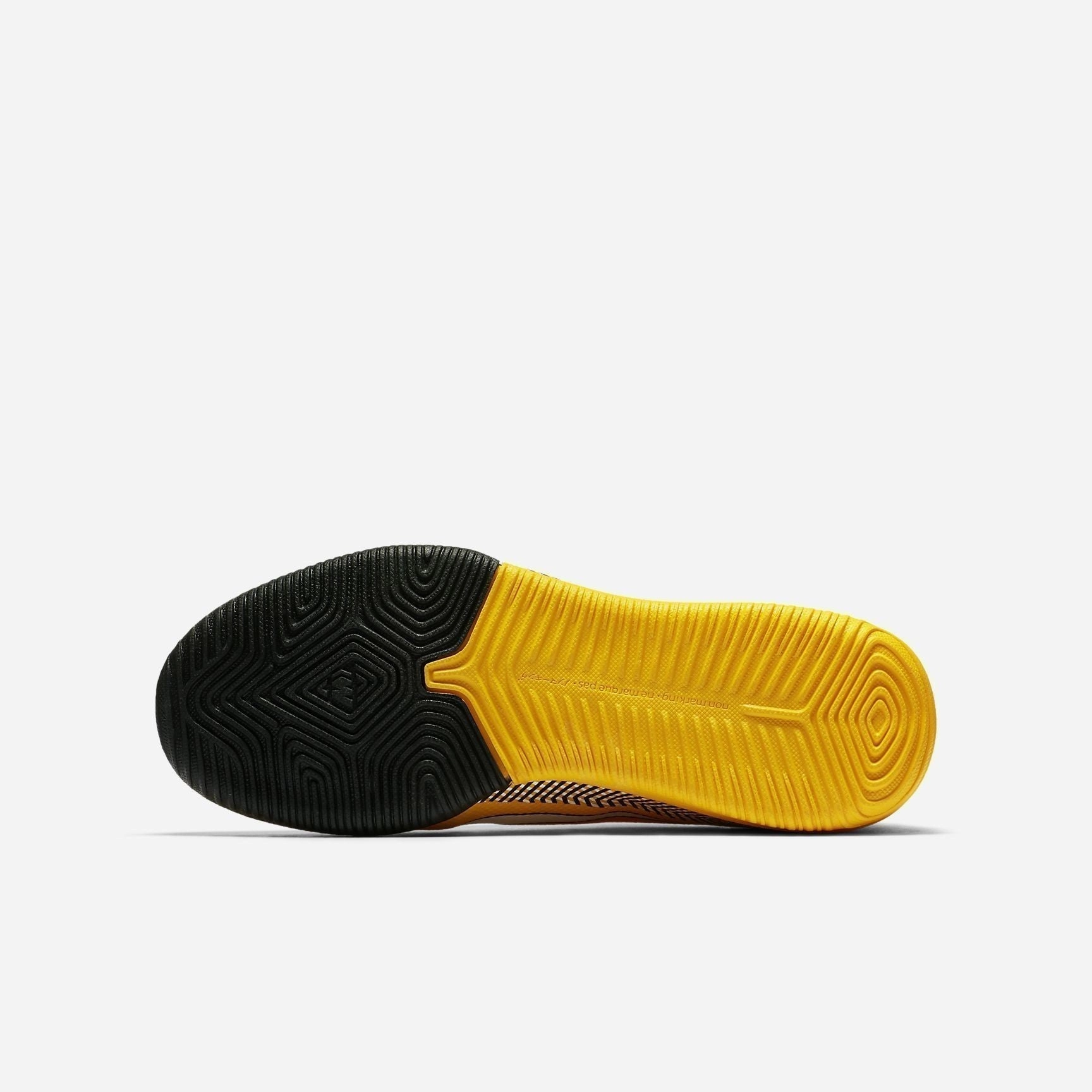 Kid's Neymar Vapor 12 Academy IC Soccer Shoes - Amarillo/Yellow/Black/White Indoor Soccer Cleats Vs Outdoor