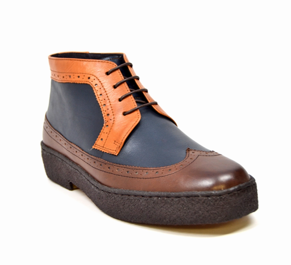 Playboy Wingtips Three Tone Shoes from The British Collection: Stylish, Comfortable, and Unique Wingtips Fucked In High Heels