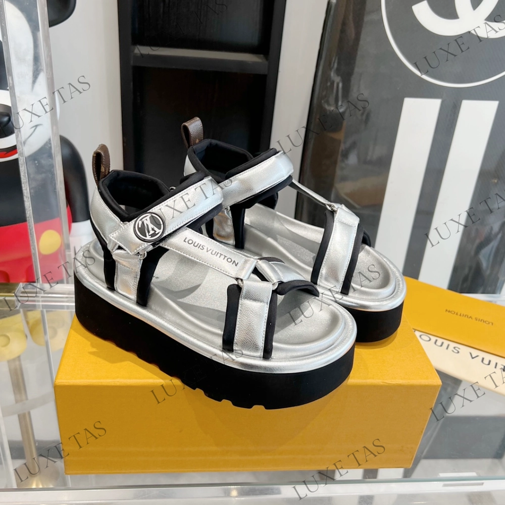 Wedding Dress Shoes Flats Pool Pillow Flat Comfort Sandal Silver Designer Slides & Sandals for Women