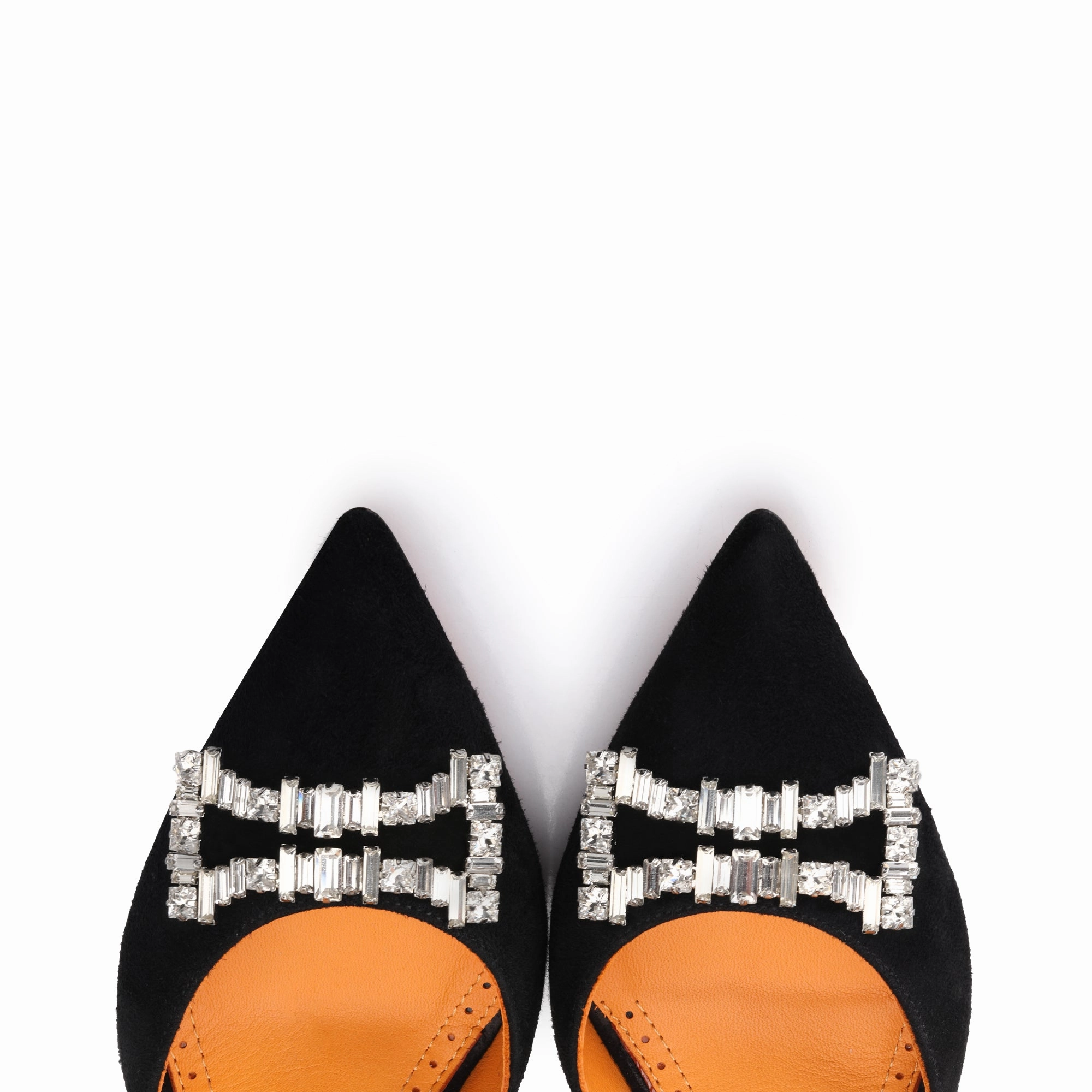 Womens Black Suede Crystal Slingback Pump Woolrich Hiking Boots