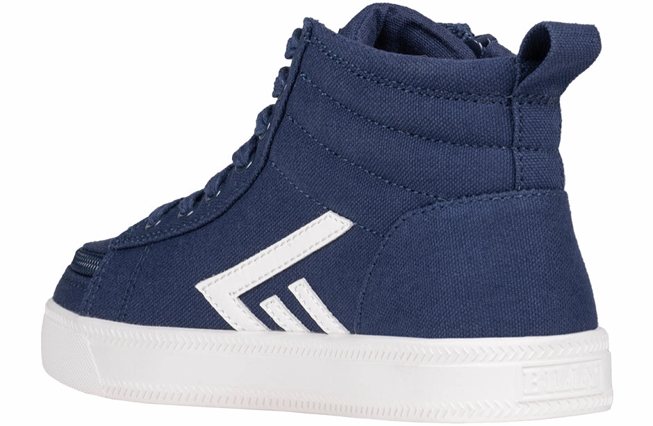 Sketchy Tank Sk8 Hi Pro Skate Shoes Toddler  - Navy/White CS Canvas Shoes