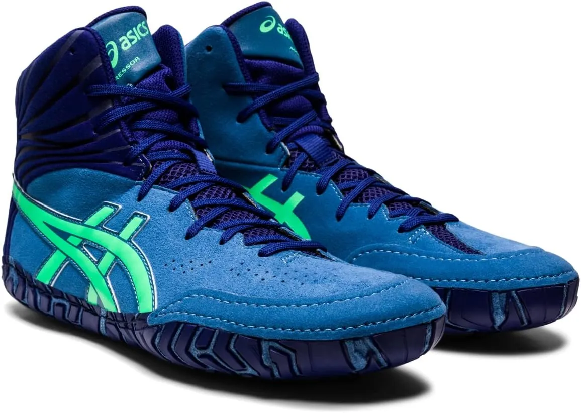 Retro Asics Wrestling Shoes ASICS Men's Aggressor 5 Wrestling Shoes