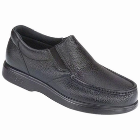 Orthoture-orthopedic Platform Loafers SAS Side Gore Loafer Black Leather (Men's)