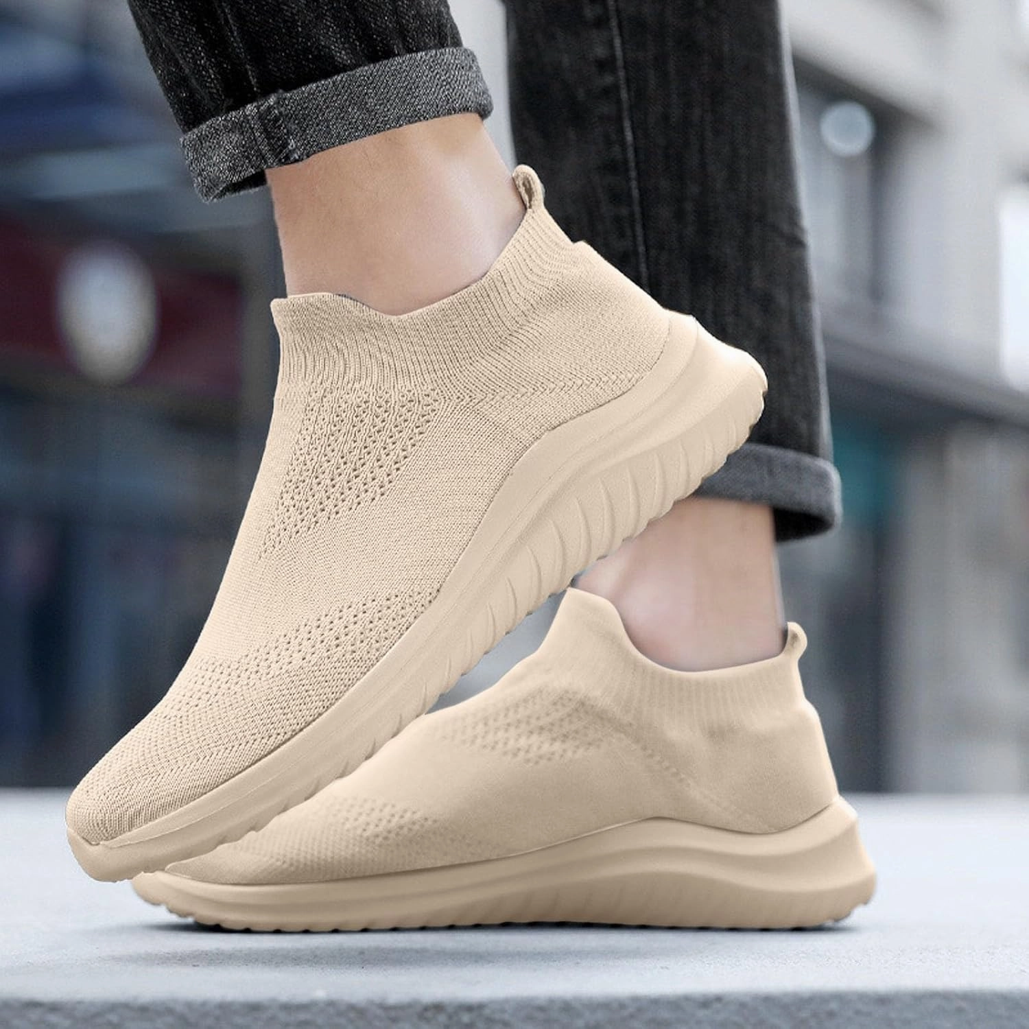 Mens Slip on Shoes Mens Athletic Shoes Sneaker for Men Shoe for Men Breathable Comfortable Sneaker Boxing Sneakers