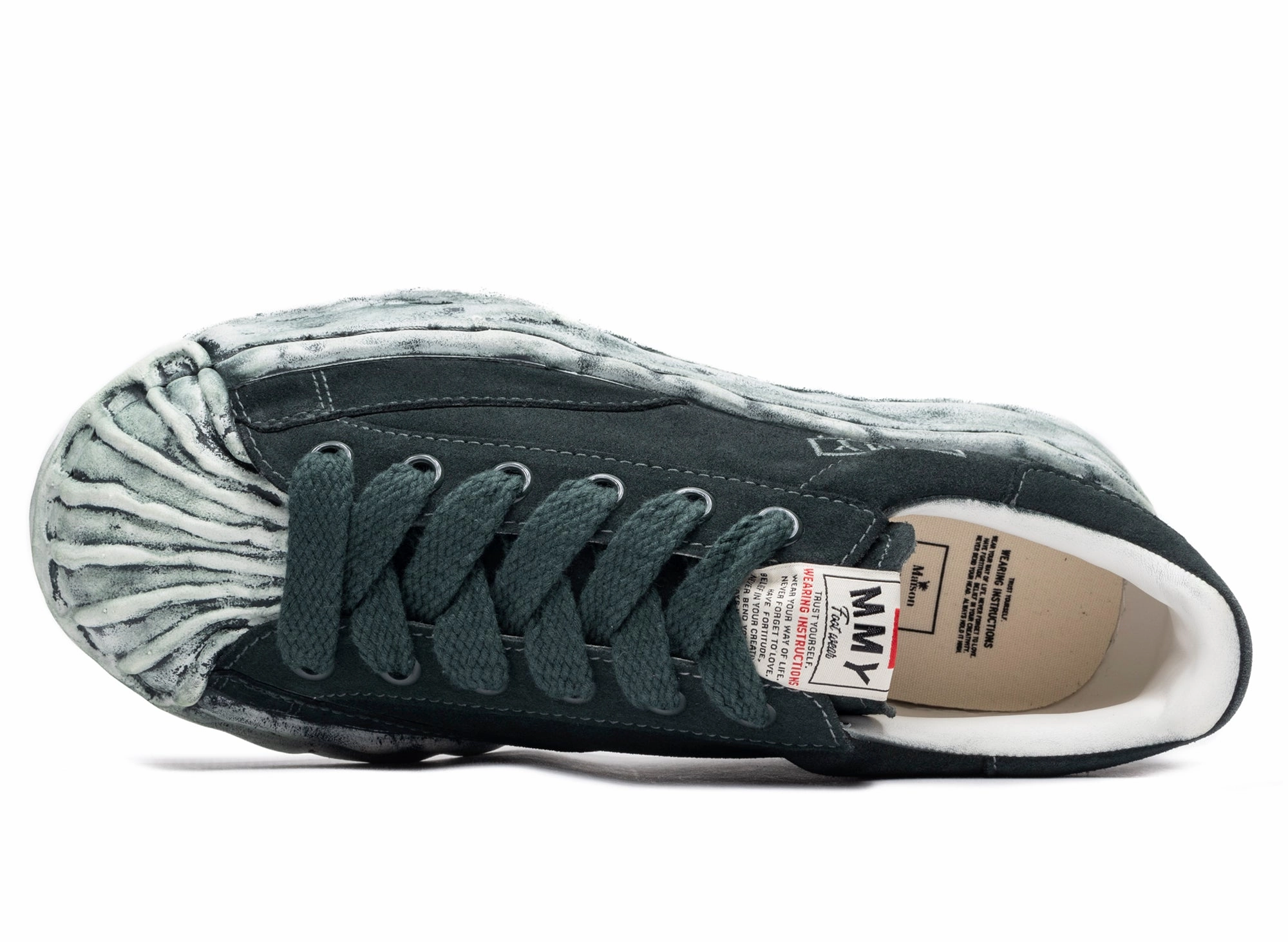 Climbing Shoes For Medium Wide Roman Feet Maison Mihara Yasuhiro Blakey Low in Green