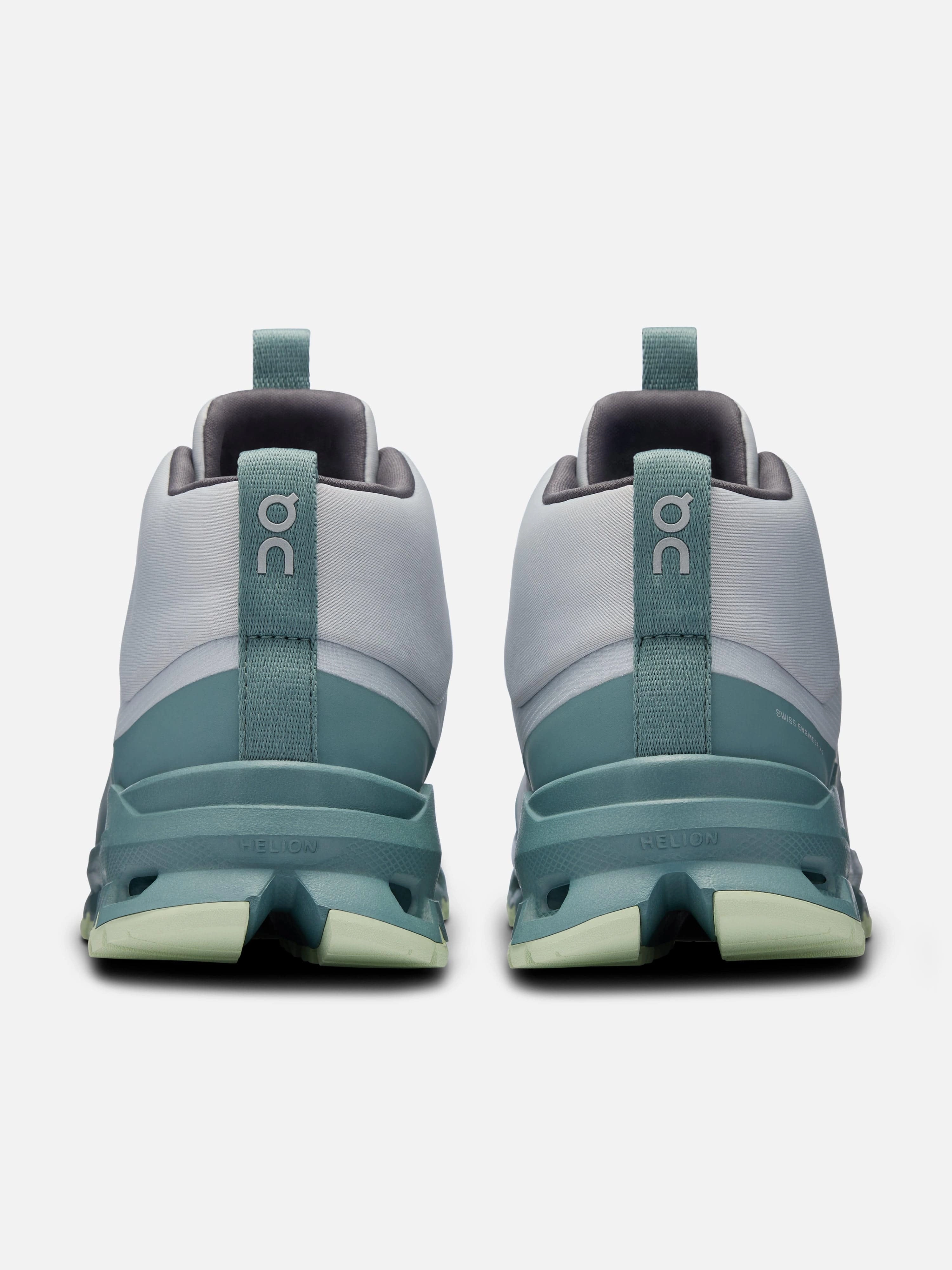 Waterproof Mid Shoes On Running Kids Cloudhero Mid Waterproof Trainers in Blue